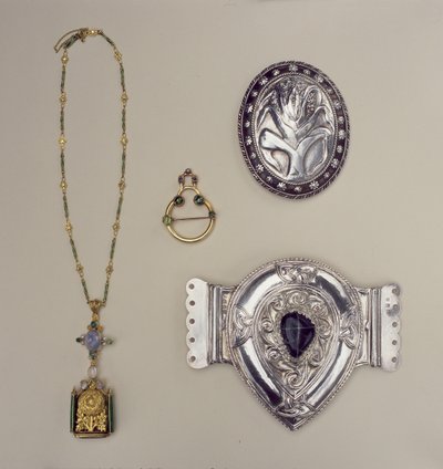 Jewellery by Henry Wilson, John Paul Cooper and Edward Spencer by English School